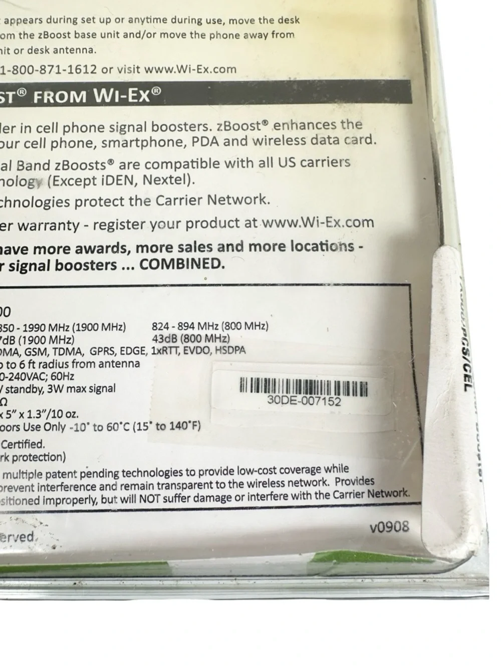 zBoost YX300-PCS-CEL zPersonal Dual Band Cell Phone Signal Booster WiFi-Extender